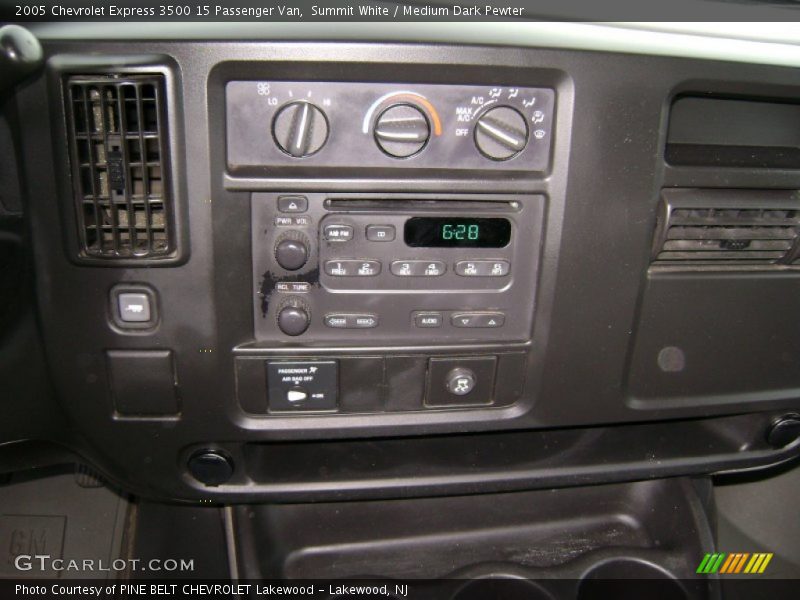 Summit White / Medium Dark Pewter 2005 Chevrolet Express 3500 15 Passenger Van