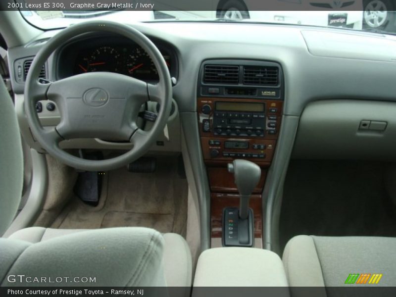 Graphite Gray Metallic / Ivory 2001 Lexus ES 300