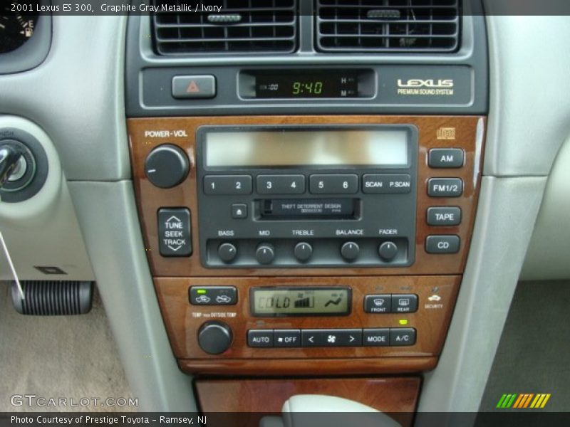 Graphite Gray Metallic / Ivory 2001 Lexus ES 300