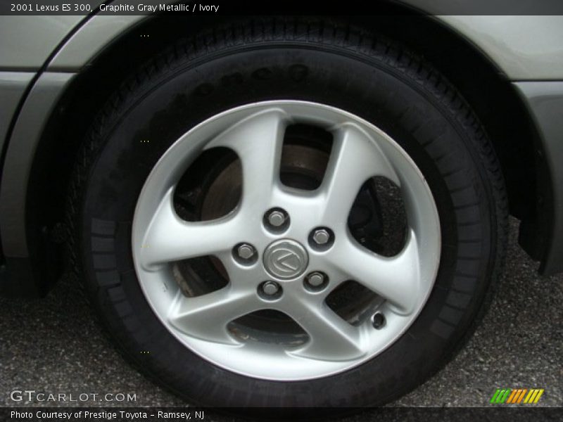 Graphite Gray Metallic / Ivory 2001 Lexus ES 300