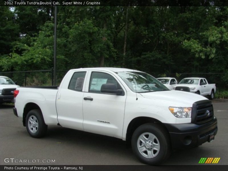 Super White / Graphite 2012 Toyota Tundra Double Cab