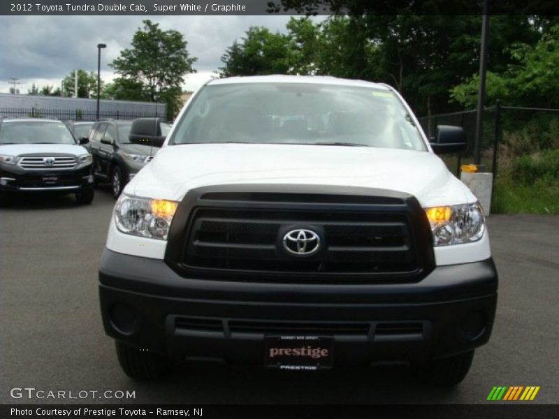 Super White / Graphite 2012 Toyota Tundra Double Cab
