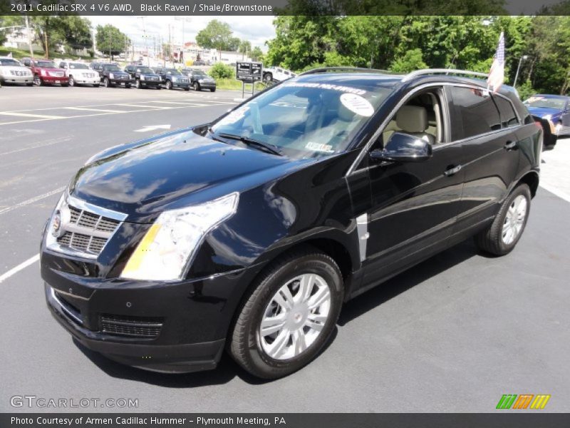 Black Raven / Shale/Brownstone 2011 Cadillac SRX 4 V6 AWD