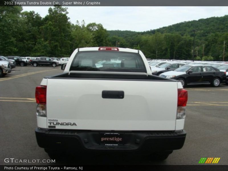Super White / Graphite 2012 Toyota Tundra Double Cab