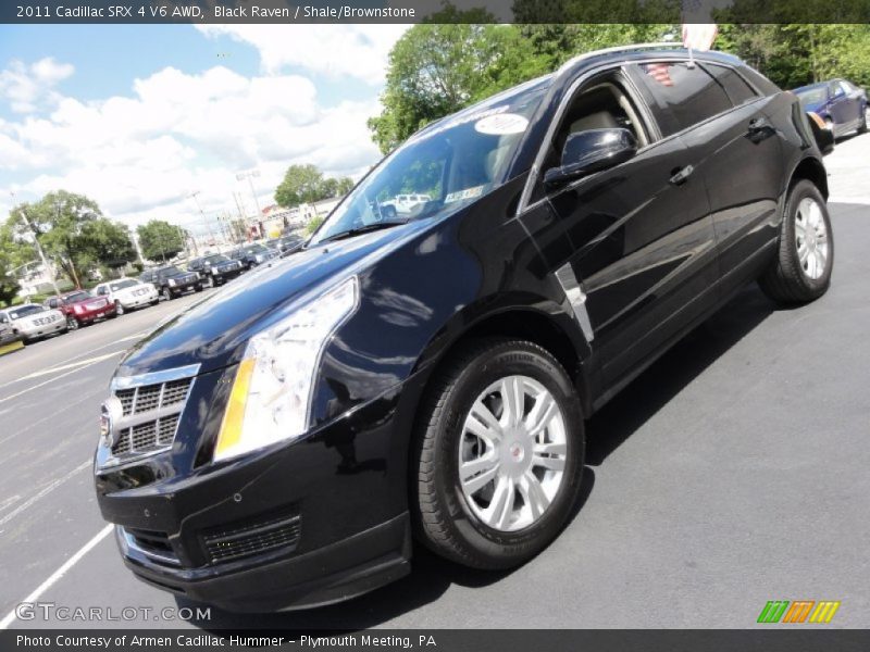 Black Raven / Shale/Brownstone 2011 Cadillac SRX 4 V6 AWD