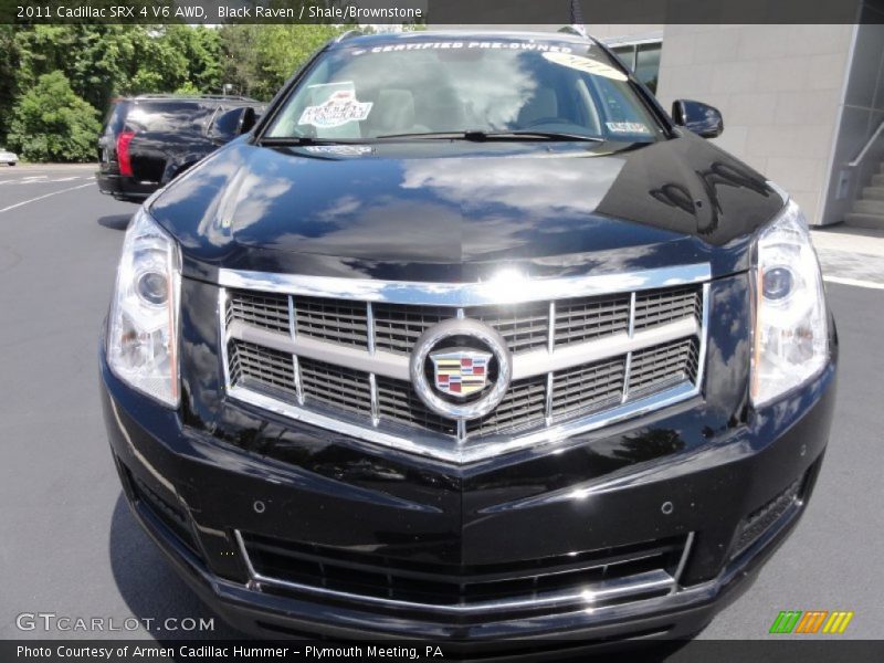 Black Raven / Shale/Brownstone 2011 Cadillac SRX 4 V6 AWD