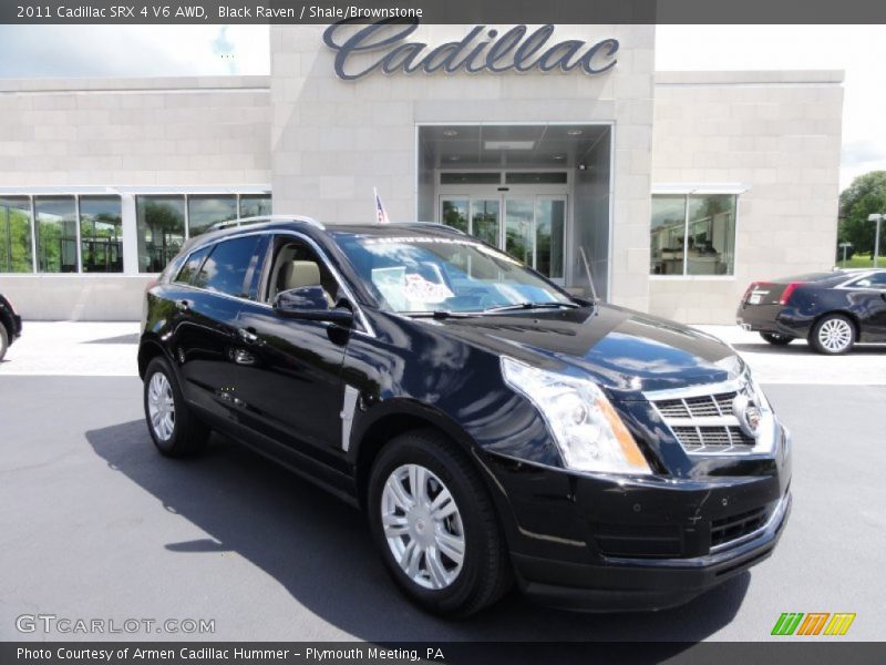 Black Raven / Shale/Brownstone 2011 Cadillac SRX 4 V6 AWD