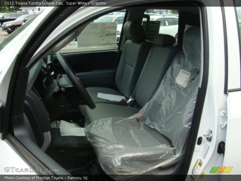 Super White / Graphite 2012 Toyota Tundra Double Cab