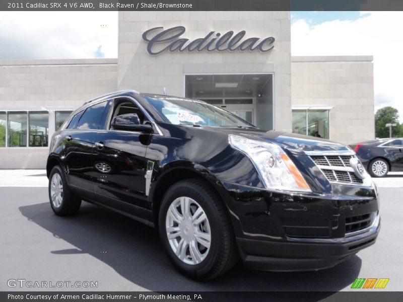 Black Raven / Shale/Brownstone 2011 Cadillac SRX 4 V6 AWD