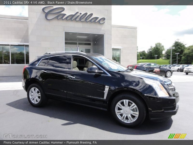 Black Raven / Shale/Brownstone 2011 Cadillac SRX 4 V6 AWD