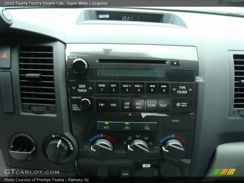 Super White / Graphite 2012 Toyota Tundra Double Cab