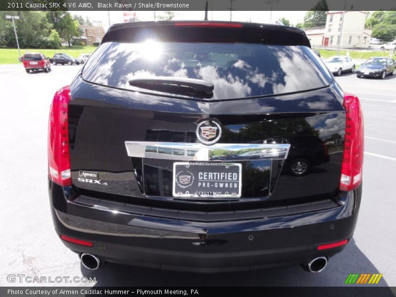 Black Raven / Shale/Brownstone 2011 Cadillac SRX 4 V6 AWD