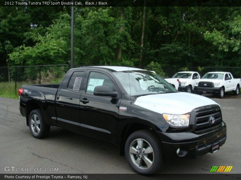 Black / Black 2012 Toyota Tundra TRD Sport Double Cab