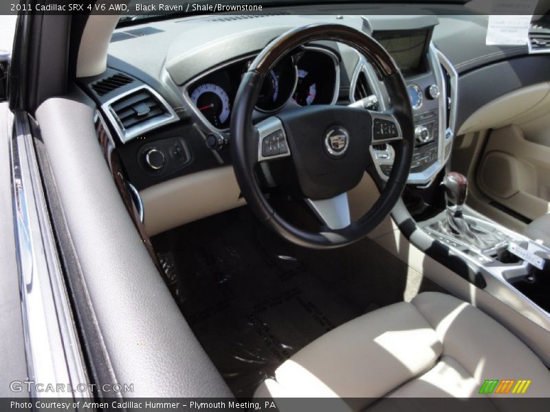 Black Raven / Shale/Brownstone 2011 Cadillac SRX 4 V6 AWD