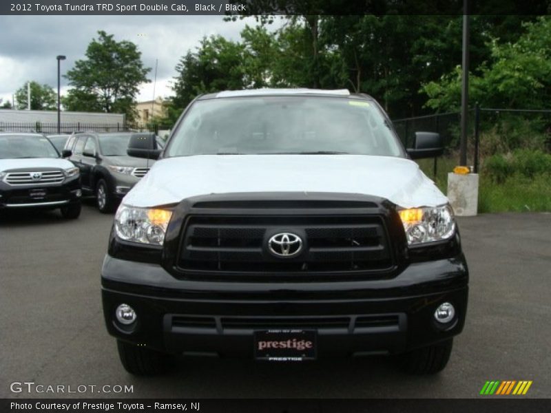 Black / Black 2012 Toyota Tundra TRD Sport Double Cab