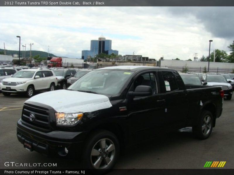 Black / Black 2012 Toyota Tundra TRD Sport Double Cab