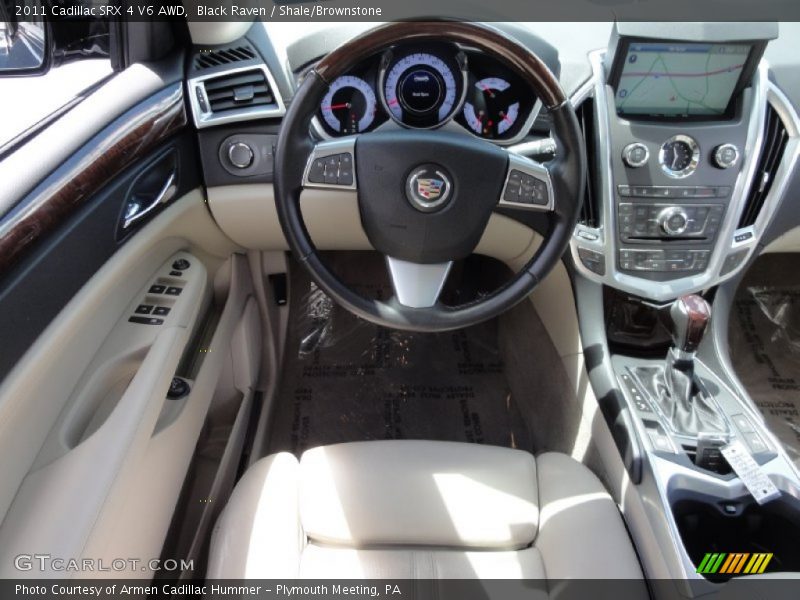 Black Raven / Shale/Brownstone 2011 Cadillac SRX 4 V6 AWD
