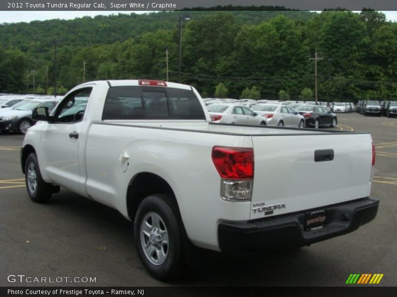 Super White / Graphite 2012 Toyota Tundra Regular Cab