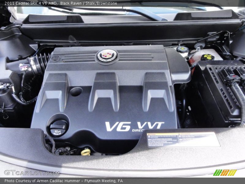 Black Raven / Shale/Brownstone 2011 Cadillac SRX 4 V6 AWD