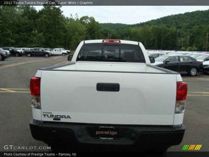 Super White / Graphite 2012 Toyota Tundra Regular Cab
