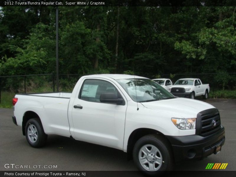 Super White / Graphite 2012 Toyota Tundra Regular Cab