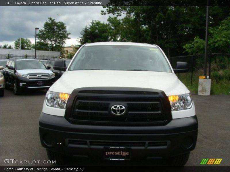 Super White / Graphite 2012 Toyota Tundra Regular Cab