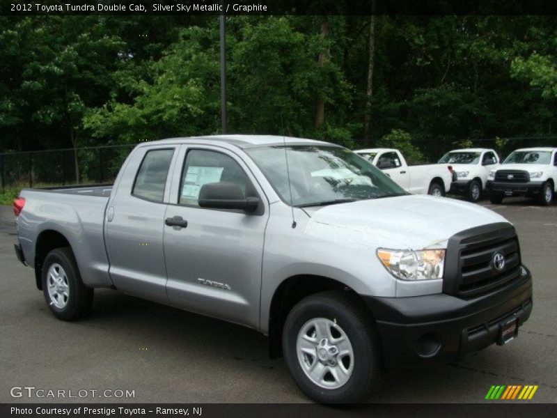Silver Sky Metallic / Graphite 2012 Toyota Tundra Double Cab