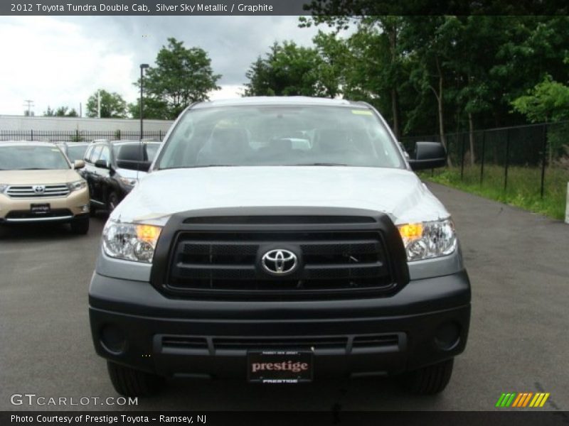 Silver Sky Metallic / Graphite 2012 Toyota Tundra Double Cab