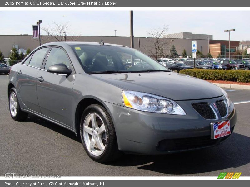 Dark Steel Gray Metallic / Ebony 2009 Pontiac G6 GT Sedan