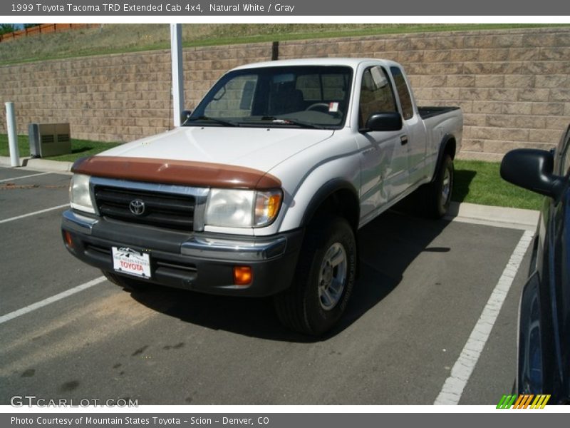 Natural White / Gray 1999 Toyota Tacoma TRD Extended Cab 4x4