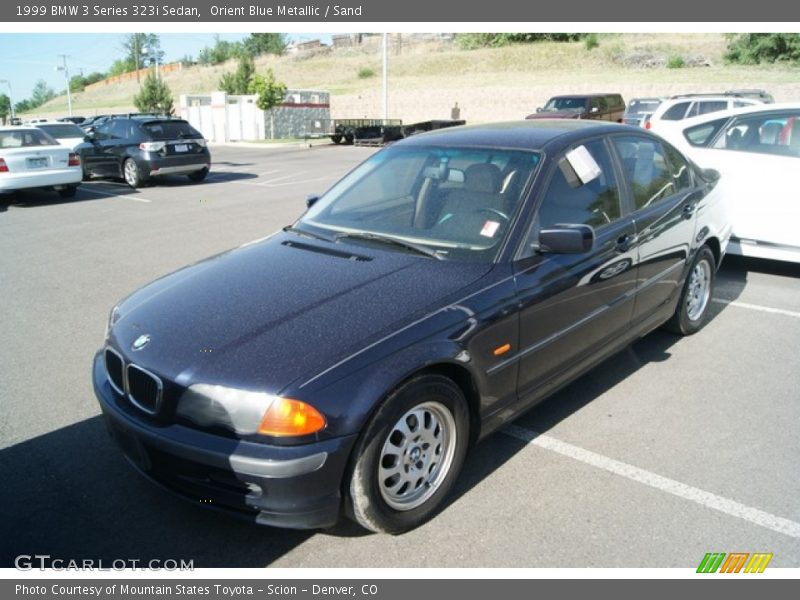 Orient Blue Metallic / Sand 1999 BMW 3 Series 323i Sedan