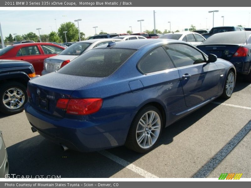Montego Blue Metallic / Black 2011 BMW 3 Series 335i xDrive Coupe