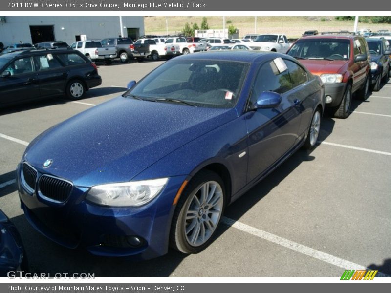 Montego Blue Metallic / Black 2011 BMW 3 Series 335i xDrive Coupe