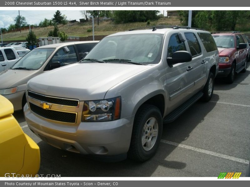 Silver Birch Metallic / Light Titanium/Dark Titanium 2008 Chevrolet Suburban 1500 LS 4x4