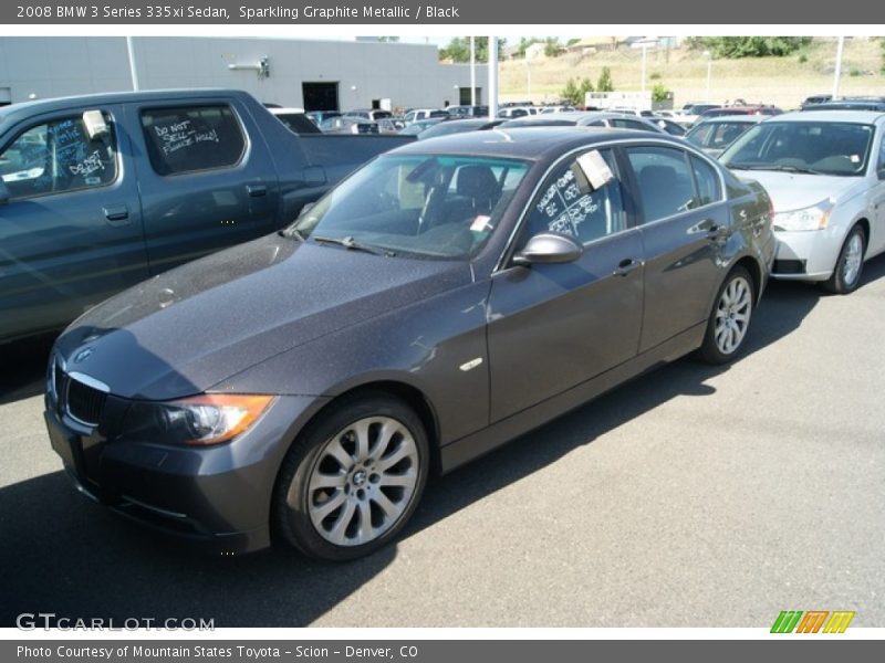 Sparkling Graphite Metallic / Black 2008 BMW 3 Series 335xi Sedan