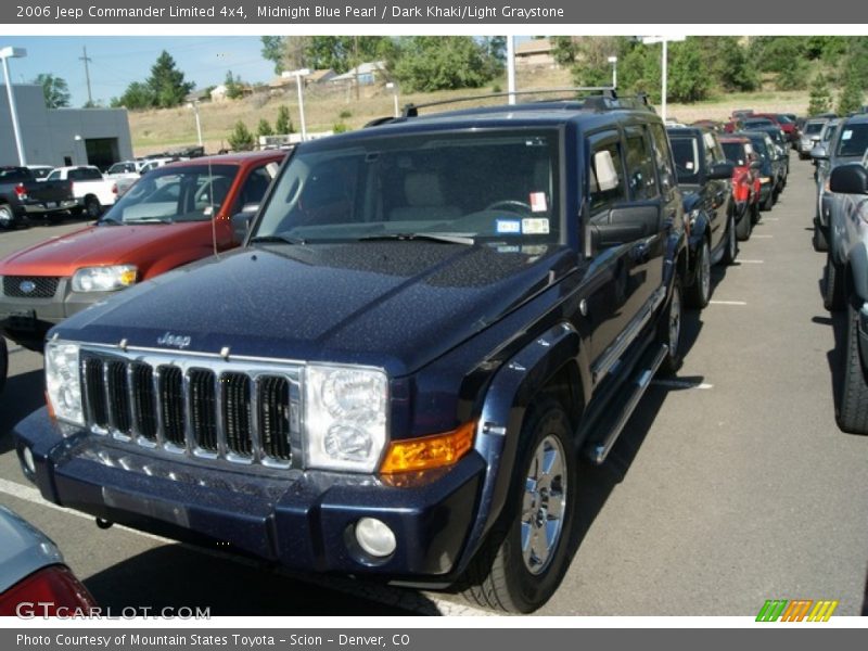 Midnight Blue Pearl / Dark Khaki/Light Graystone 2006 Jeep Commander Limited 4x4