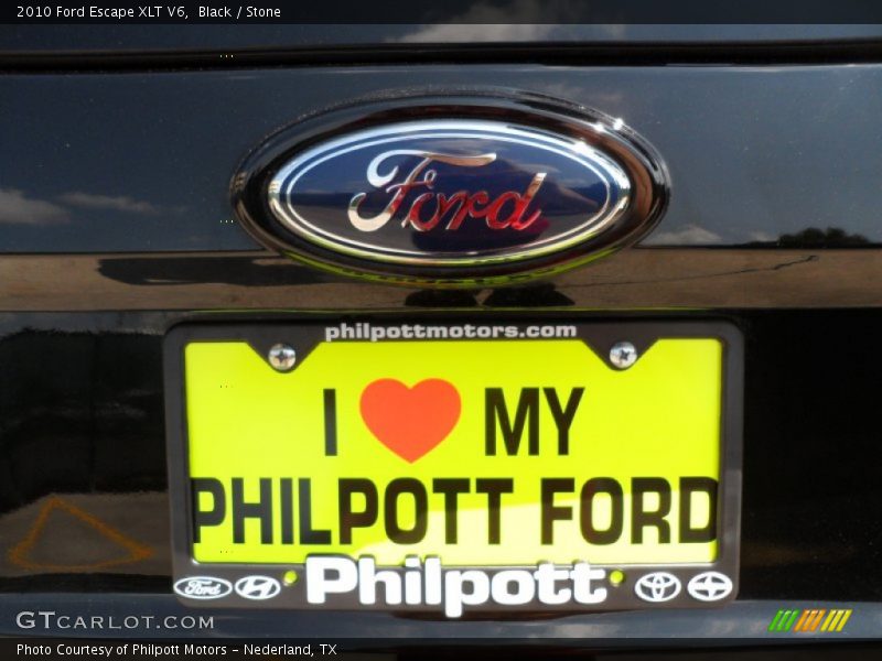 Black / Stone 2010 Ford Escape XLT V6