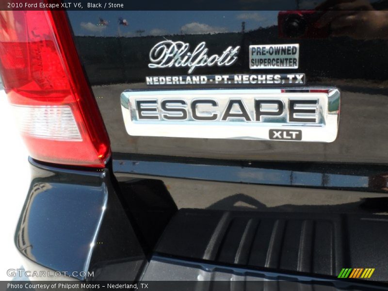 Black / Stone 2010 Ford Escape XLT V6