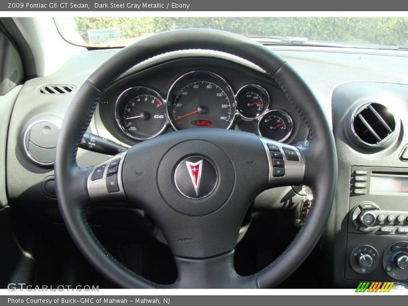 Dark Steel Gray Metallic / Ebony 2009 Pontiac G6 GT Sedan