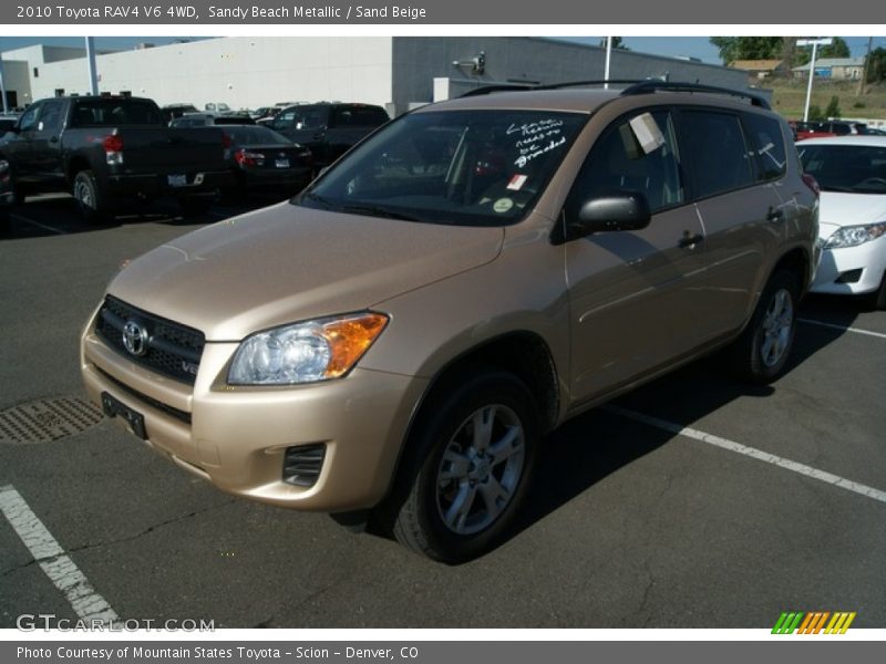 Sandy Beach Metallic / Sand Beige 2010 Toyota RAV4 V6 4WD
