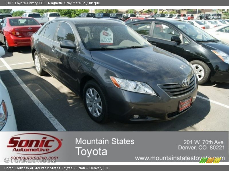 Magnetic Gray Metallic / Bisque 2007 Toyota Camry XLE