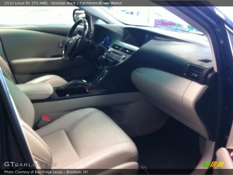 Obsidian Black / Parchment/Brown Walnut 2010 Lexus RX 350 AWD