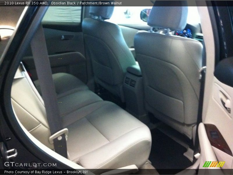 Obsidian Black / Parchment/Brown Walnut 2010 Lexus RX 350 AWD