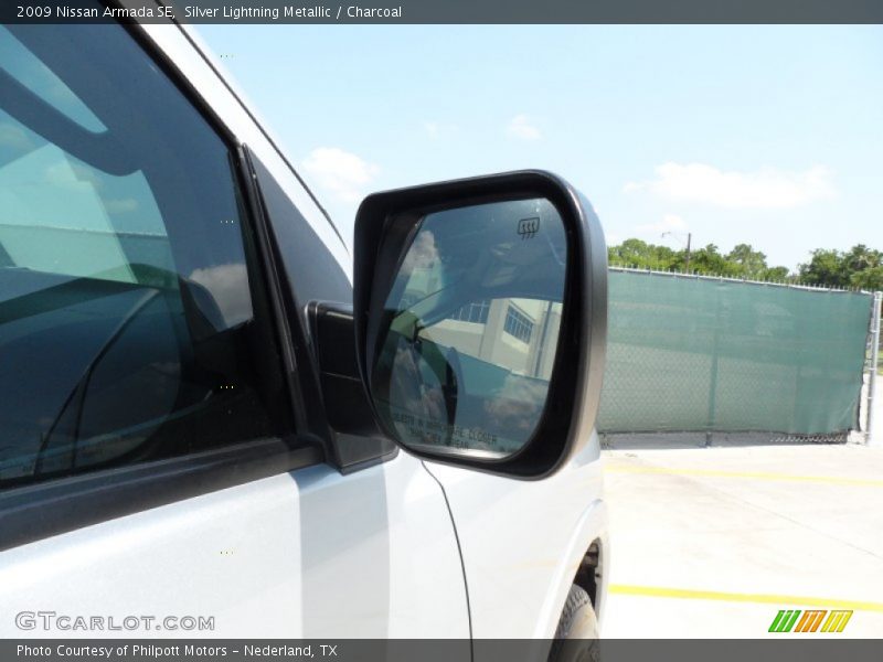 Silver Lightning Metallic / Charcoal 2009 Nissan Armada SE