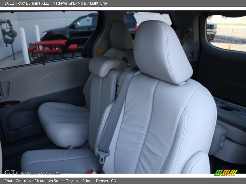 Predawn Gray Mica / Light Gray 2012 Toyota Sienna XLE