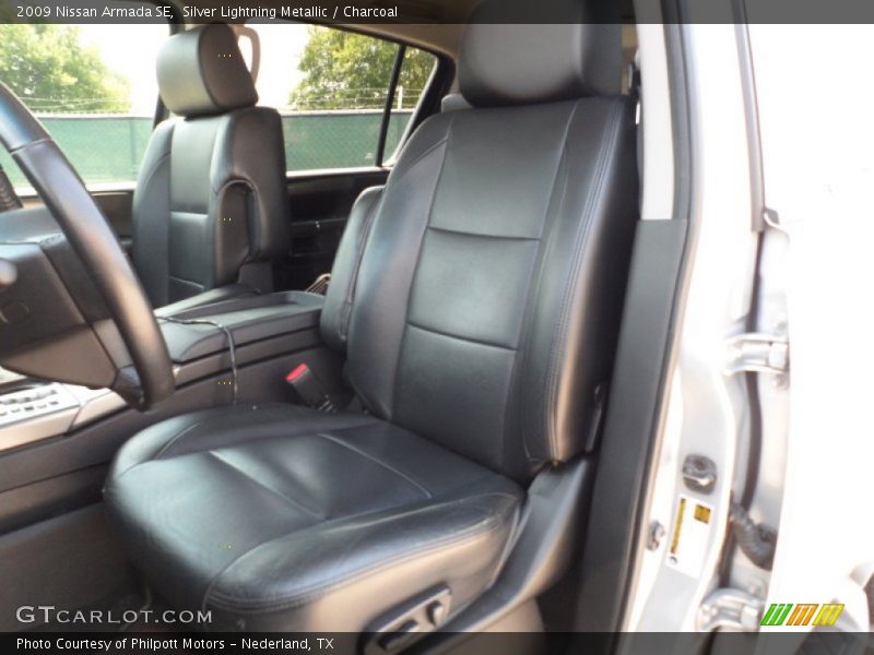 Silver Lightning Metallic / Charcoal 2009 Nissan Armada SE