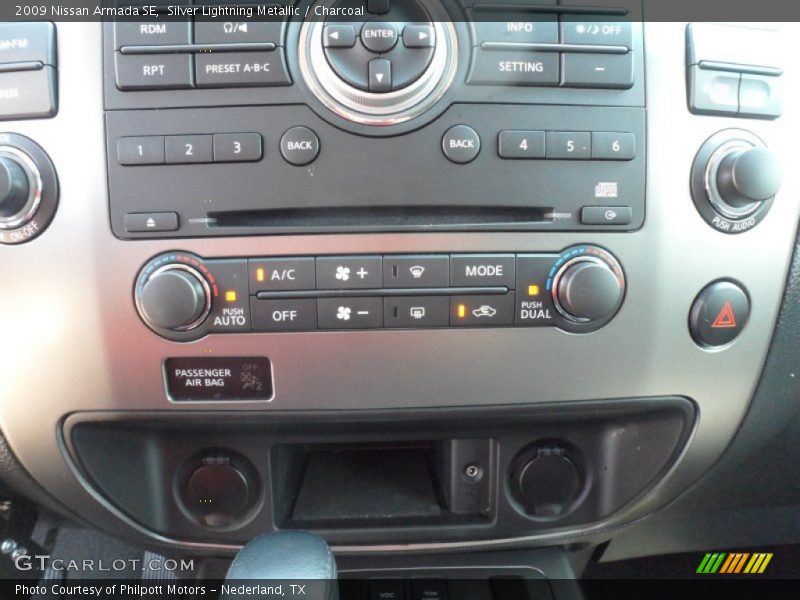 Silver Lightning Metallic / Charcoal 2009 Nissan Armada SE