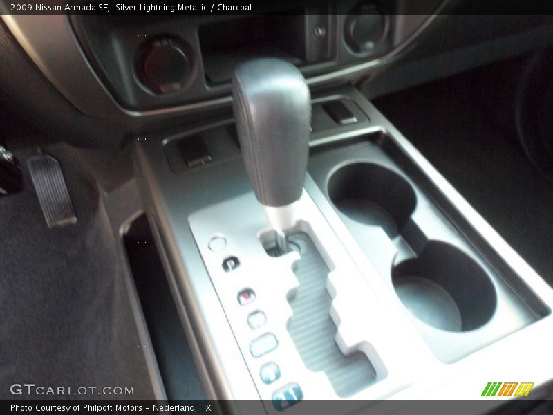 Silver Lightning Metallic / Charcoal 2009 Nissan Armada SE