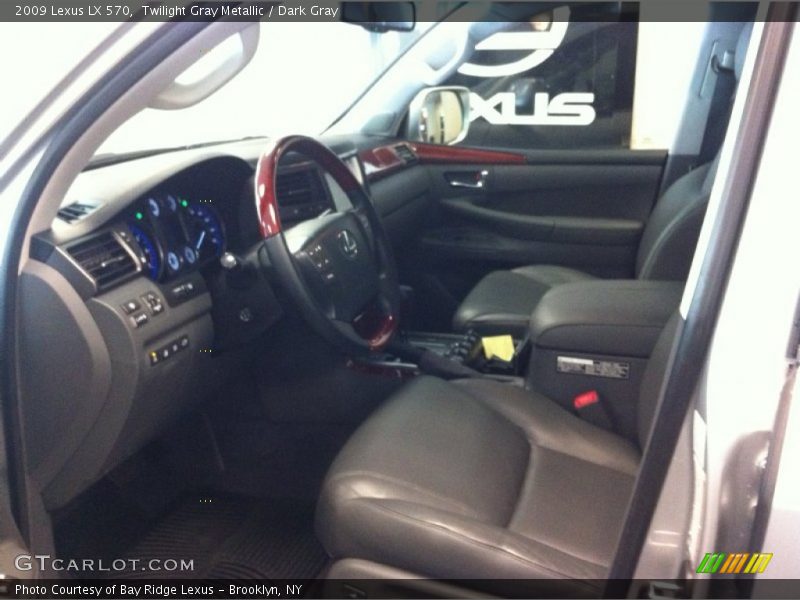 Twilight Gray Metallic / Dark Gray 2009 Lexus LX 570