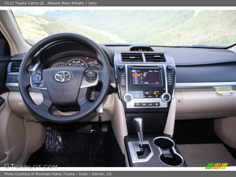 Attitude Black Metallic / Ivory 2012 Toyota Camry LE